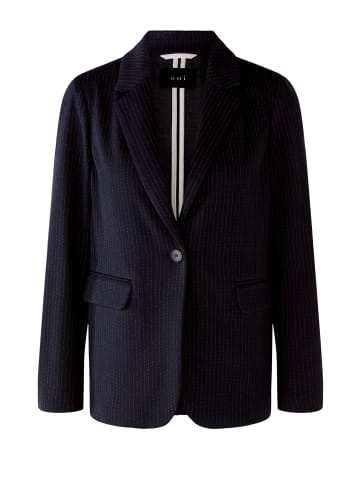 Oui Jerseyblazer in Dark Blue Grey