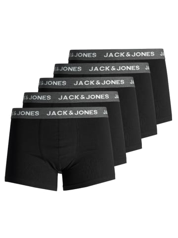 Jack & Jones Boxershort 5er Pack in Schwarz/Grau