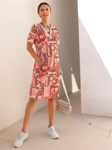 WITT WEIDEN Sweatkleid in koralle-sand-bedruckt