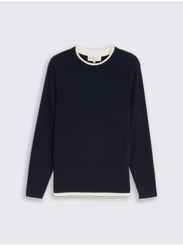TOM TAILOR Denim Strickpullover in schilf - 0001