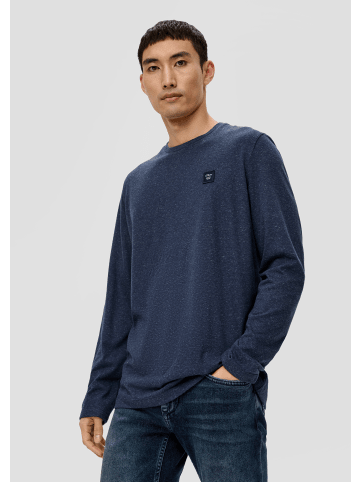 S. Oliver T-Shirt langarm in Blau