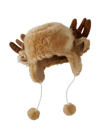tectake Pudelmütze, Weihnachtsmütze mit Ohrenschutz in Einheitsgröße