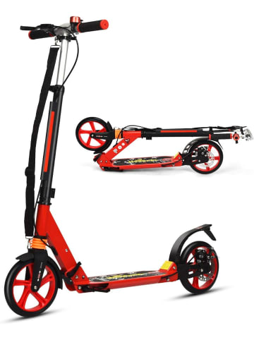 COSTWAY Cityroller Tretroller in Rot