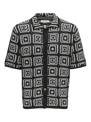 Only&Sons Halbarmhemd in Black