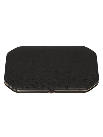 Windrose Beluga Schmuckkasten Leder 17.5 cm schwarz
