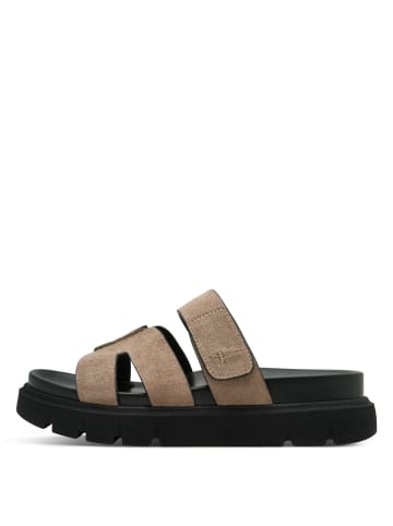 Tamaris Plateau Pantoletten in Beige