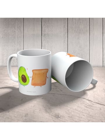 Mr. & Mrs. Panda Tasse Avocado Toast ohne Spruch in Weiß