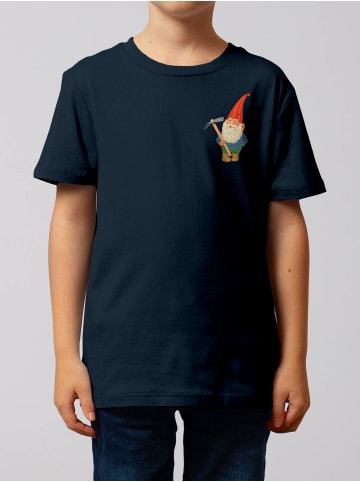 wat? Apparel T-Shirt Gartenzwerg in Dunkelblau