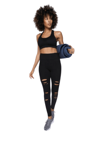 Onamaste Legging Sasha in Schwarz