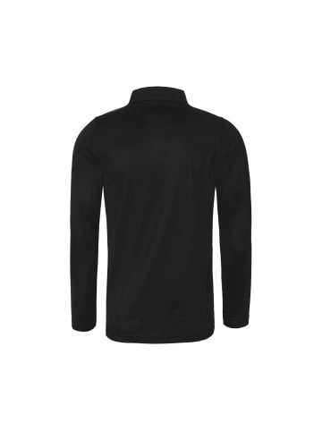Karl Lagerfeld Langarm-Poloshirt 745002 in schwarz