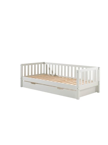 58 aufm Kessel KOJENBETT Karena 211x68x98 aus Massivholz in Weiß