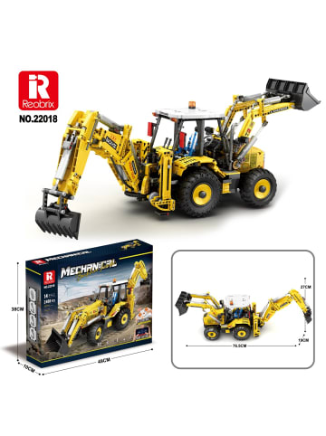 Reobrix 22018 Caterpillar Klemmbaustein Set 2466 Teile
