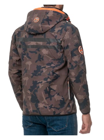 Geographical Norway Jacke XL in Kaki-Orange