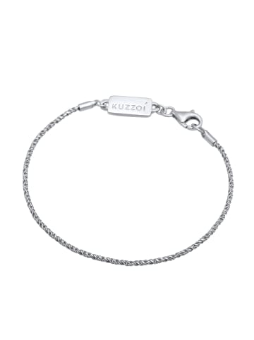 KUZZOI Armband 925 Sterling Silber in Silber