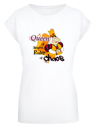 F4NT4STIC T-Shirt Alice im Wunderland Queen Of Hearts in weiß