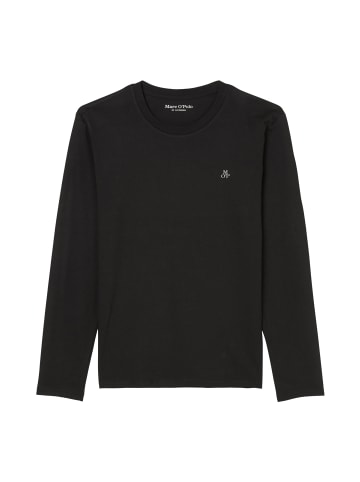 Marc O'Polo Longsleeve shaped in Schwarz