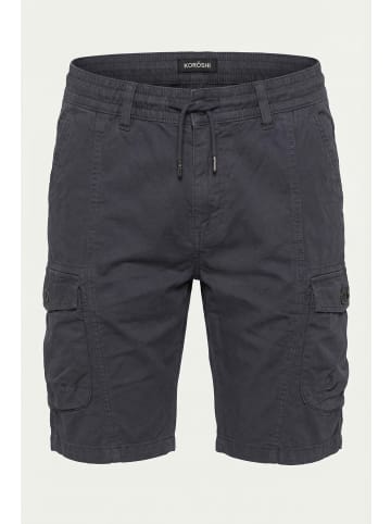 KOROSHI Herren cargo shorts in blau