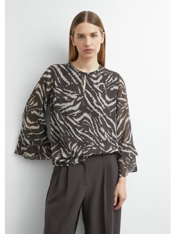comma Bluse in 89A8_dunkelbraun