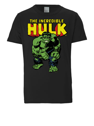 Logoshirt T-Shirt Marvel Comics - Hulk in schwarz