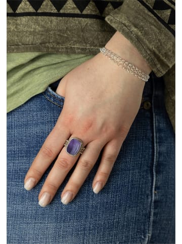 mantraroma 925er Silber - Ringe mit Amethyst