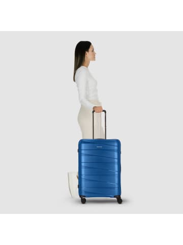Redolz Essentials 10 MEDIUM 4 Rollen Trolley 67 cm blue-metallic 2