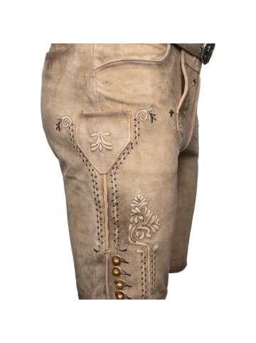 Maddox Country Lederhose Zugersee in hellbraun