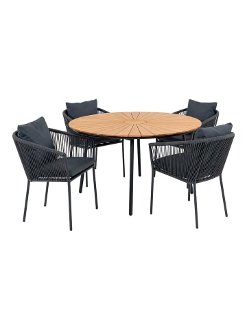 ebuy24 Gartenset Cleveland Natur 130 x 130 cm