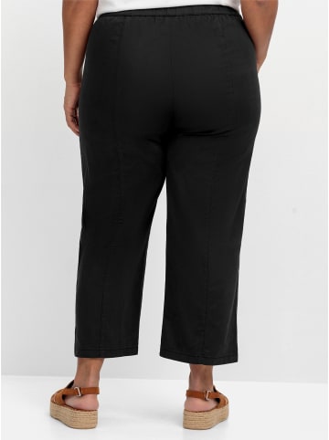 sheego Schlupfhose in schwarz