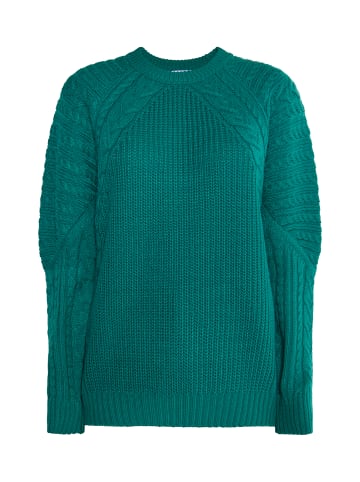 myMo Damen Strickpullover in Grün