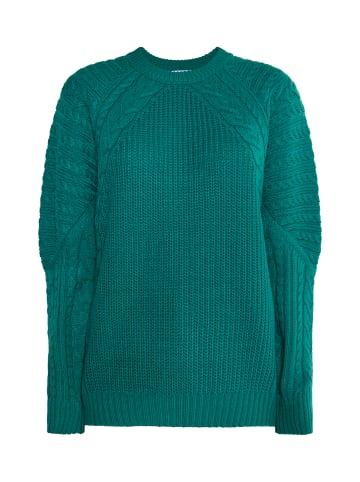 myMo Strickpullover in Grün