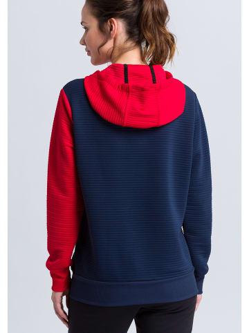 erima 5-C Kapuzensweat in new navy/rot/weiss