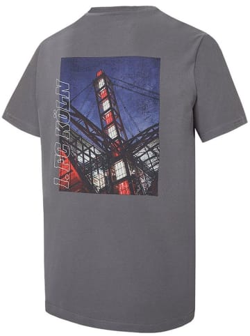 Fußballverein 1. FC Köln T-Shirt "T-Shirt Stüttgerhofweg" in Grau