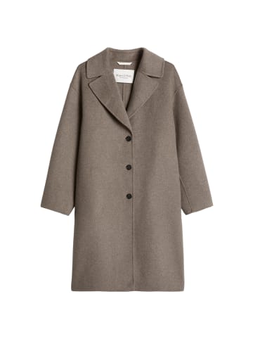 Marc O'Polo Wollmantel relaxed in Stone Taupe Melange