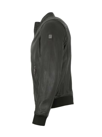 Gipsy Lederblouson Lammnappa in Schwarz