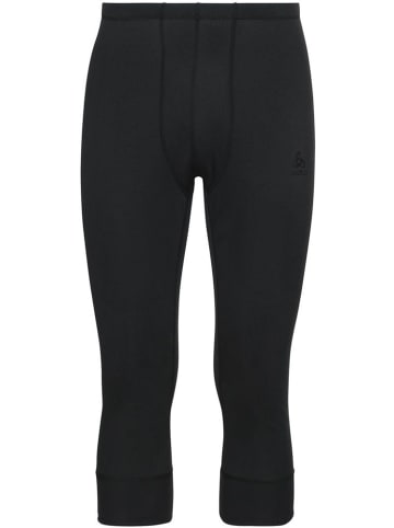 Odlo Funktionsunterwäsche "Bl Bottom 3/4 Active Warm Eco" in Schwarz
