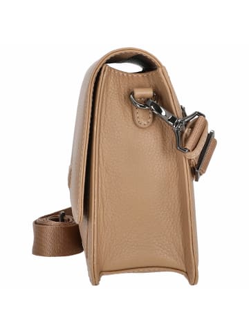 Bugatti Elsa - Schultertasche M 24 cm (black) in sand