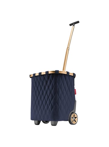 Reisenthel carrycruiser - Einkaufstrolley 47.5 cm in frame rhombus midnight gold