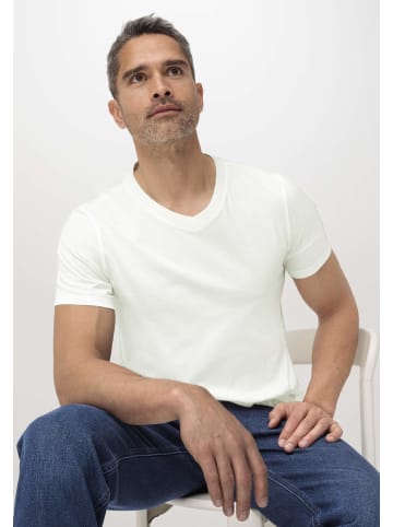 Hessnatur V-Shirt in naturweiss