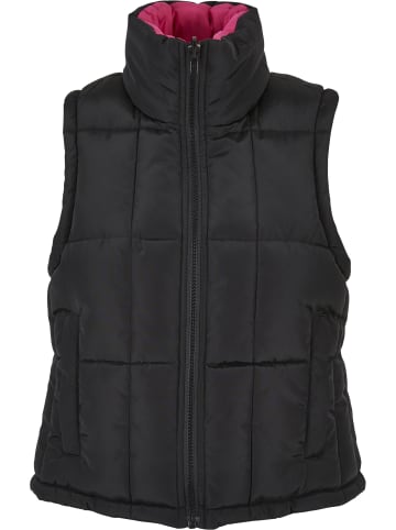Urban Classics Outerwear - Vest in black/fuchsia