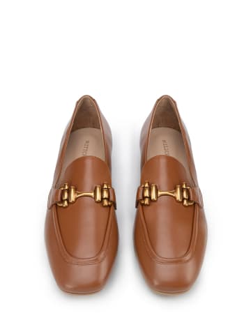Wittchen Damen Mokassins Aus Leder Mit Schnalle in Brown