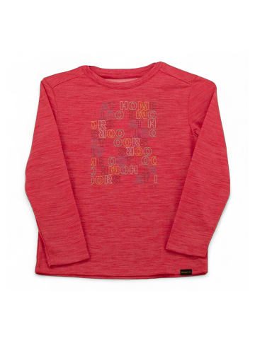 Jack Wolfskin Langarmshirt Neureuther Kinder Longsleeve Shirt Funktionsshirt Sport in Rot