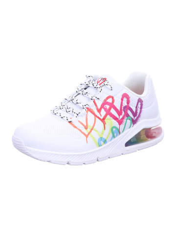 Skechers Lowtop-Sneaker UNO 2 - FLOATING LOVE in white