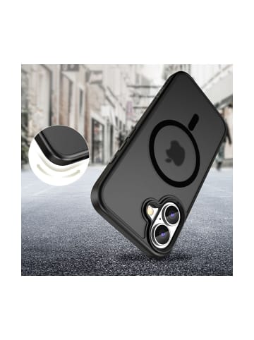 TechProtect TechProtect MagMat magnetisch Hülle iPhone 16 Schwarz in Schwarz