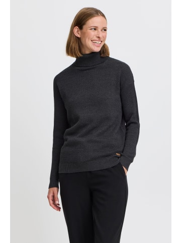 Oxmo Rollkragenpullover OXSINA in Grau