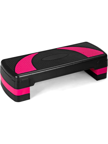 COSTWAY Aerobic Stepper 2 Stufen 10-15 cm in Schwarz