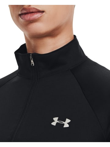 Under Armour Longsleeve "UA Tech mit ½ Zip" in Schwarz