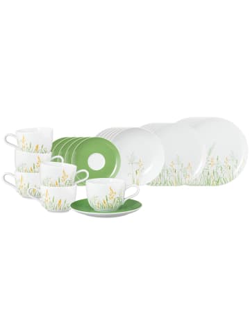 Seltmann Weiden 30-tlg. Kombiservice Liberty Meadow Grasses in Grün – in grün