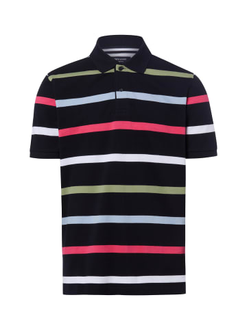 Andrew James Poloshirt in marine mehrfarbig