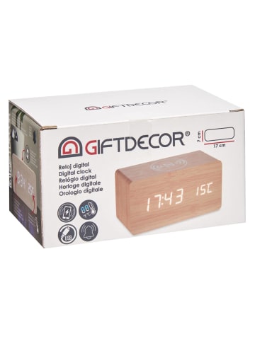 GIFTDECOR Wecker in weiß