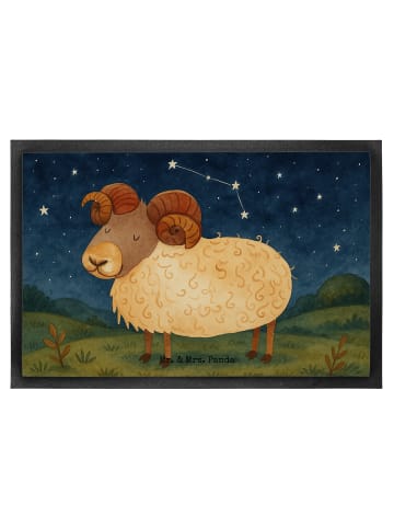 Mr. & Mrs. Panda fußmatte Sternzeichen Widder Design ohne Spruch in Weiß